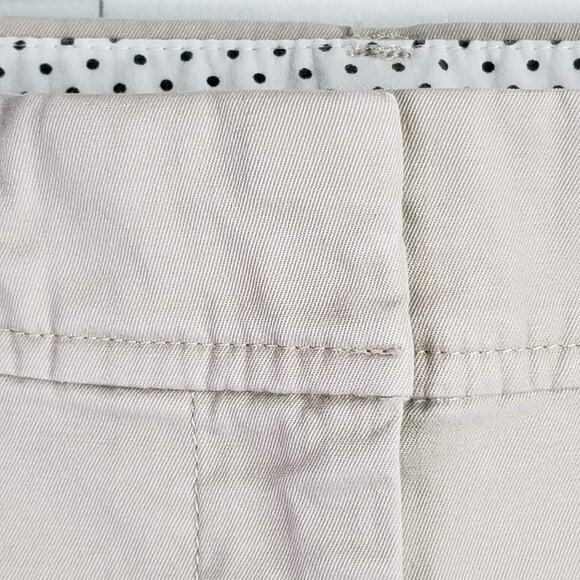 Talbots Shorts 8P Khaki Tan Bermuda Resort Beach Cotton Stretch - Picture 7 of 9